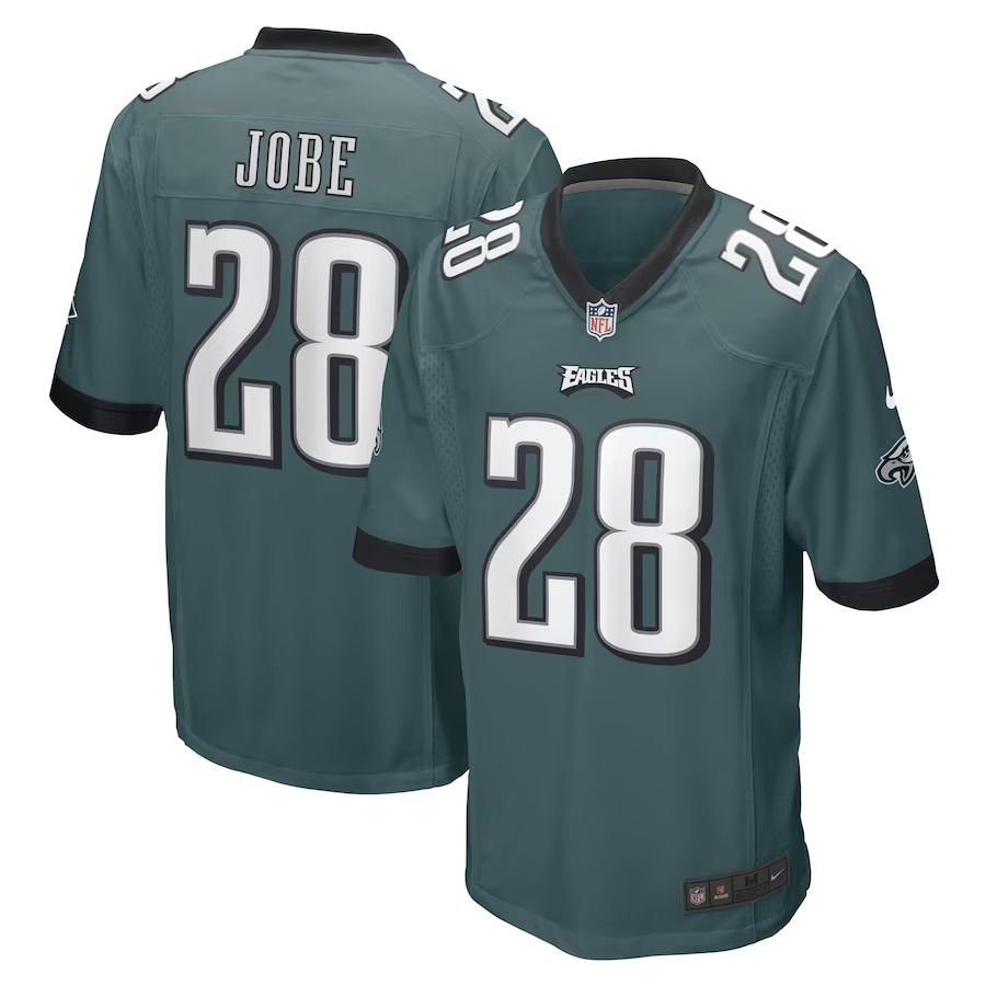 Men Philadelphia Eagles 28 Josh Jobe Nike Midnight Green Game Player NFL Jersey